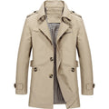Hendrik | Men's Slim Fit Long Trench Coat