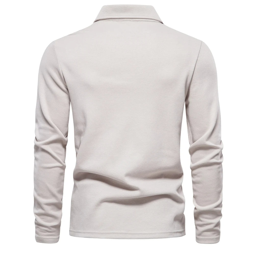 Men's Long-Sleeve Polo Shirt