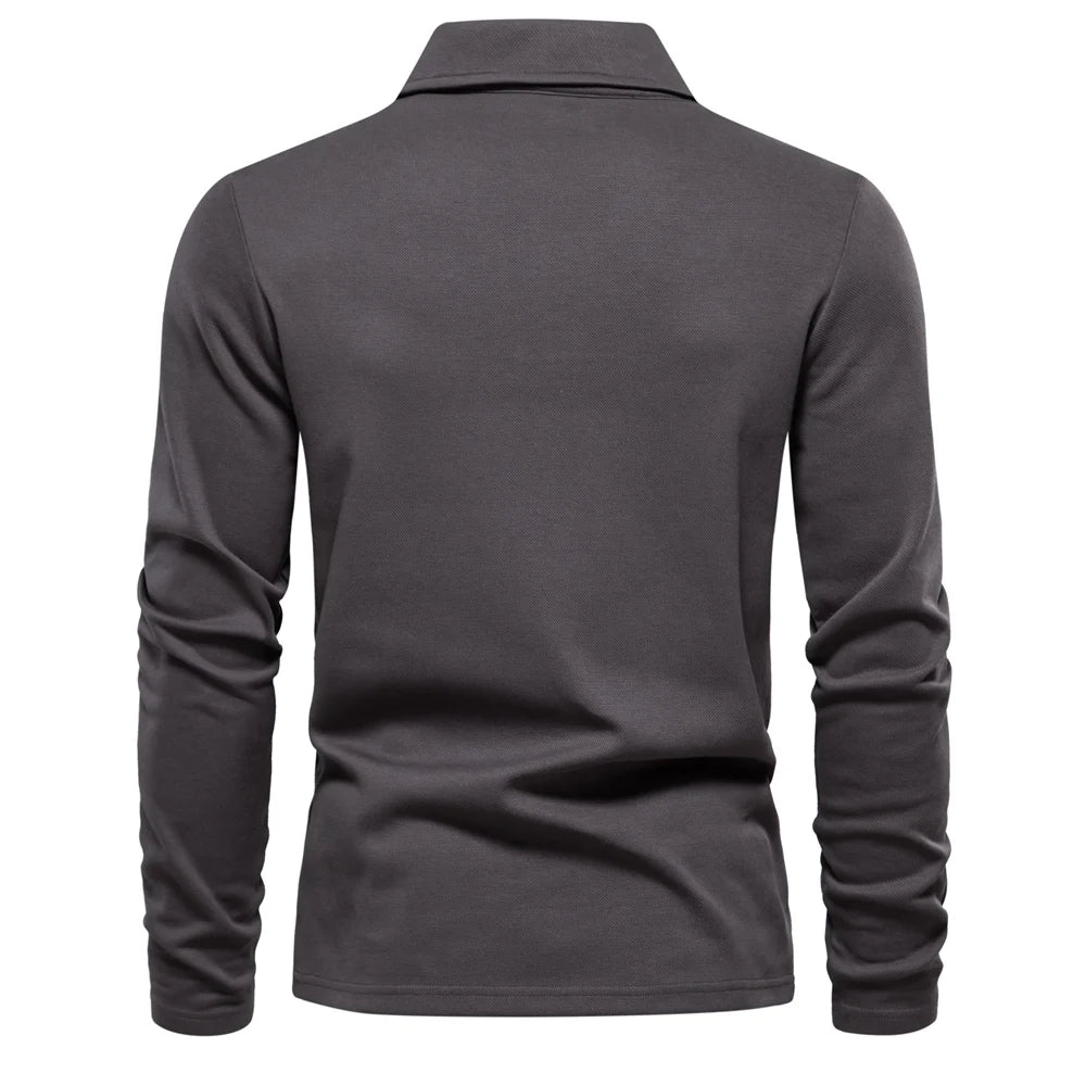 Men's Long-Sleeve Polo Shirt