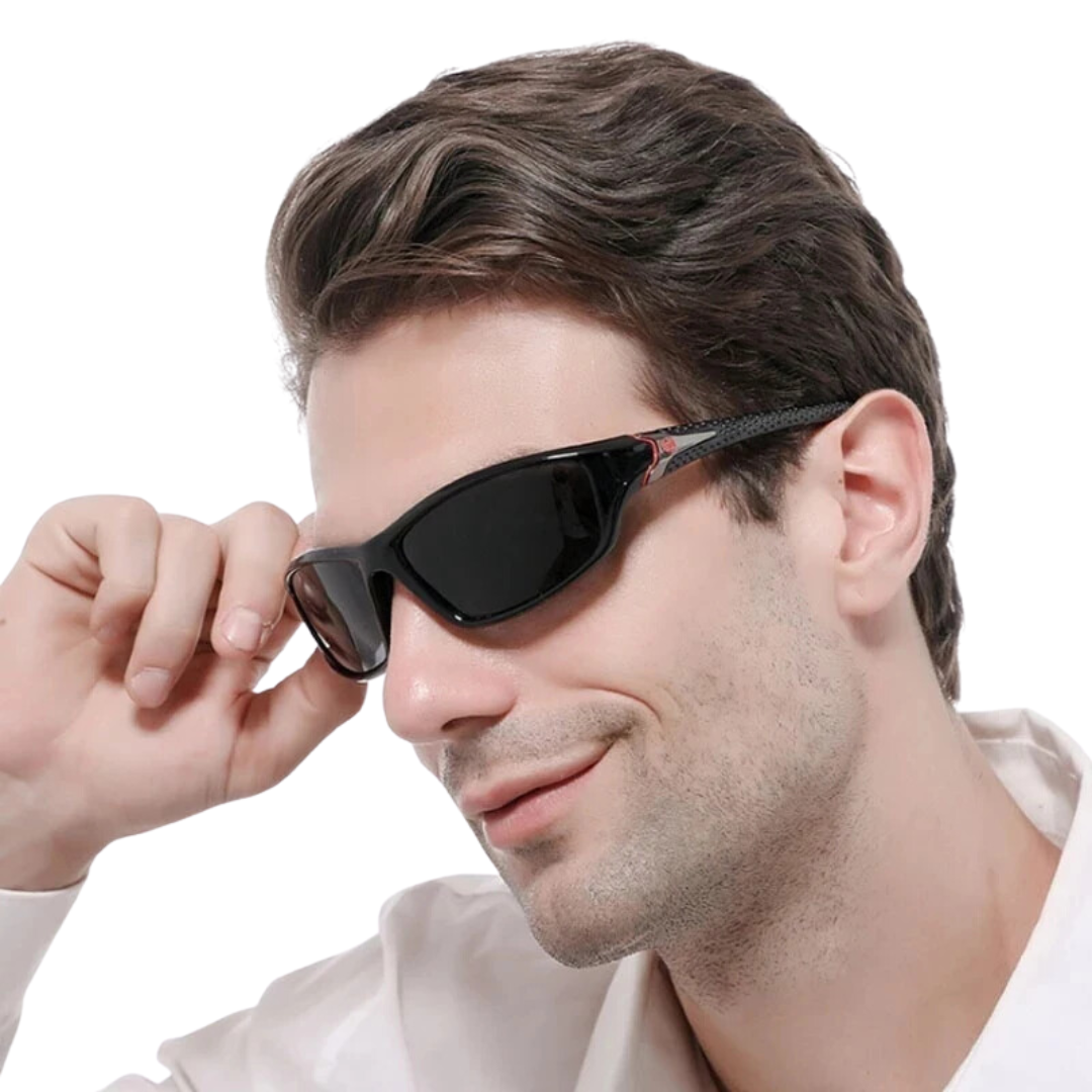 Men's Sports Sunglasses with Polarized Lenses for Outdoor Protection