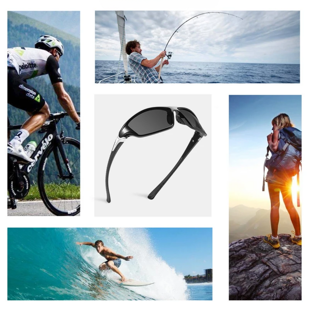 Men's Sports Sunglasses with Polarized Lenses for Outdoor Protection