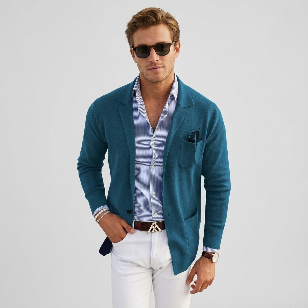 Dan | Stylish Men’s Blazer with Casual Flap Pockets
