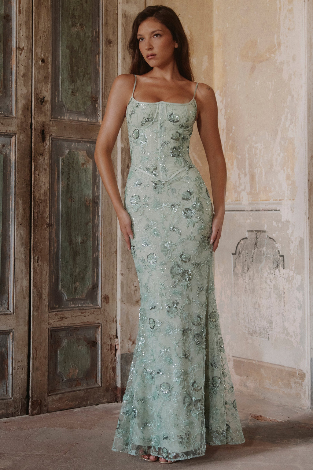 Emilia Corset Maxi Dress