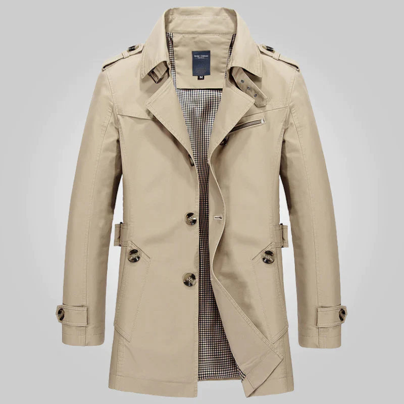 Jasper | Men's Lapel-Collar Trench Coat