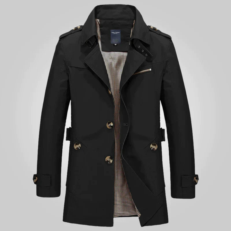 Jasper | Men's Lapel-Collar Trench Coat