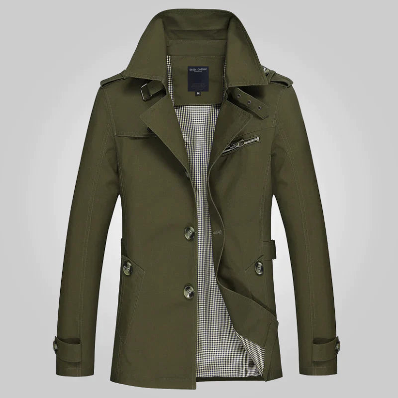 Jasper | Men's Lapel-Collar Trench Coat