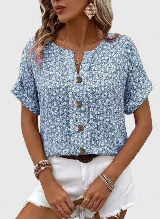 Sabine Stylish Floral Top