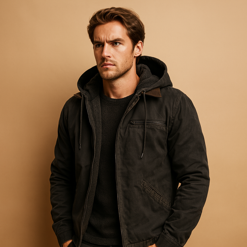 Classic Zip-Up Hoodie with Soft Lining