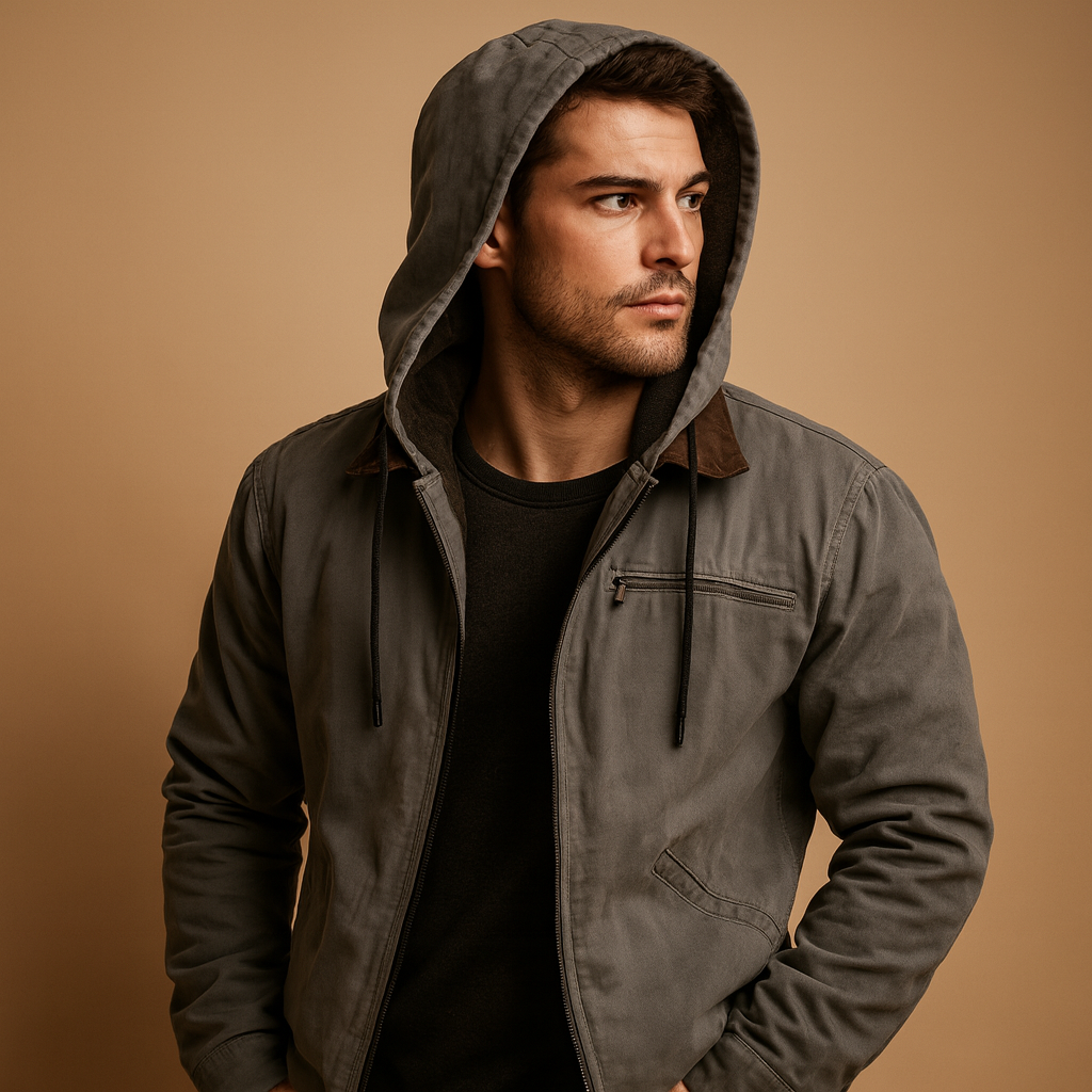 Classic Zip-Up Hoodie with Soft Lining