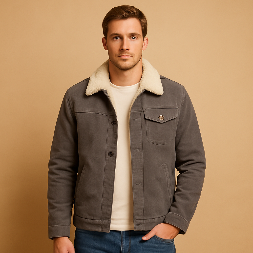 Button-Up Padded Winter Coat