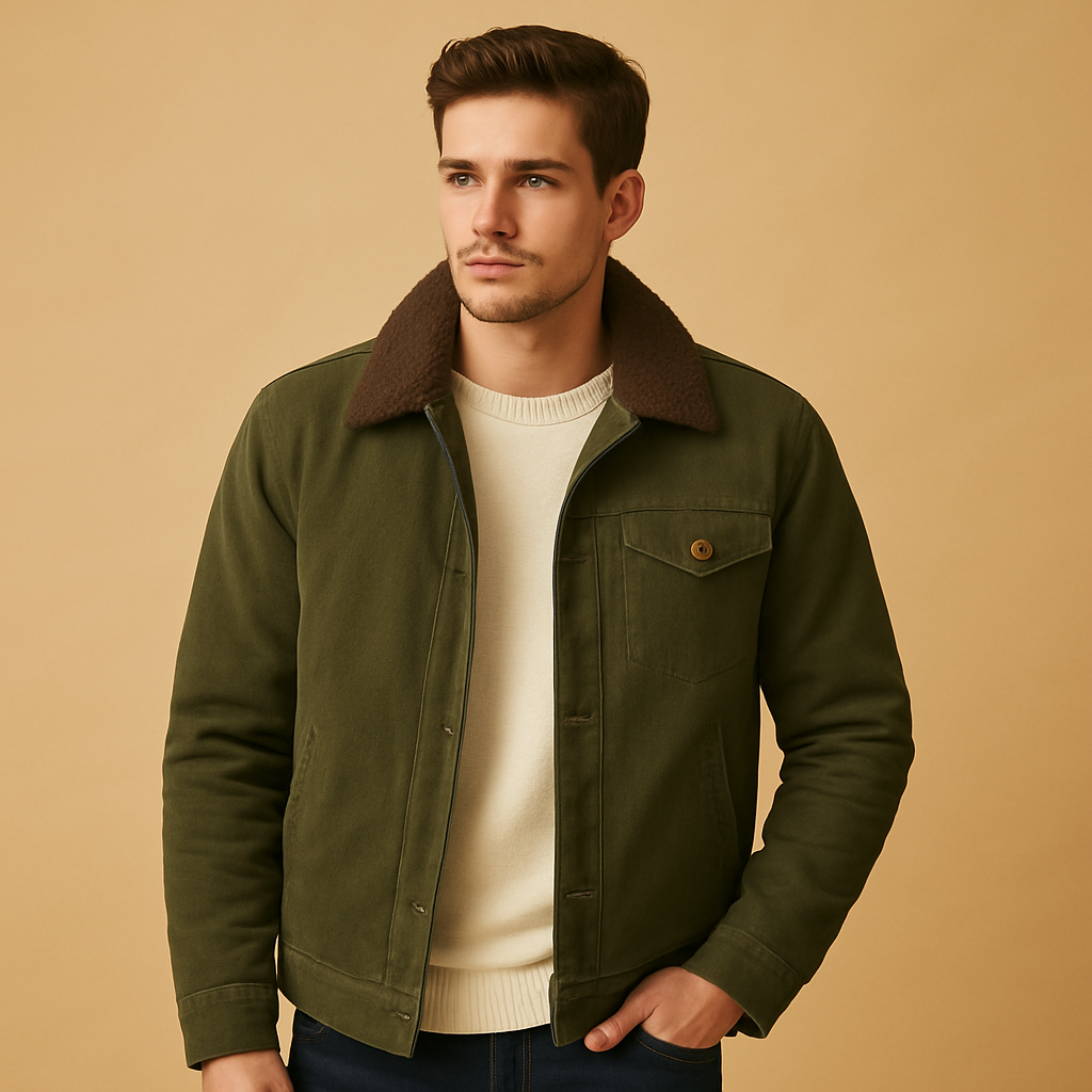 Button-Up Padded Winter Coat