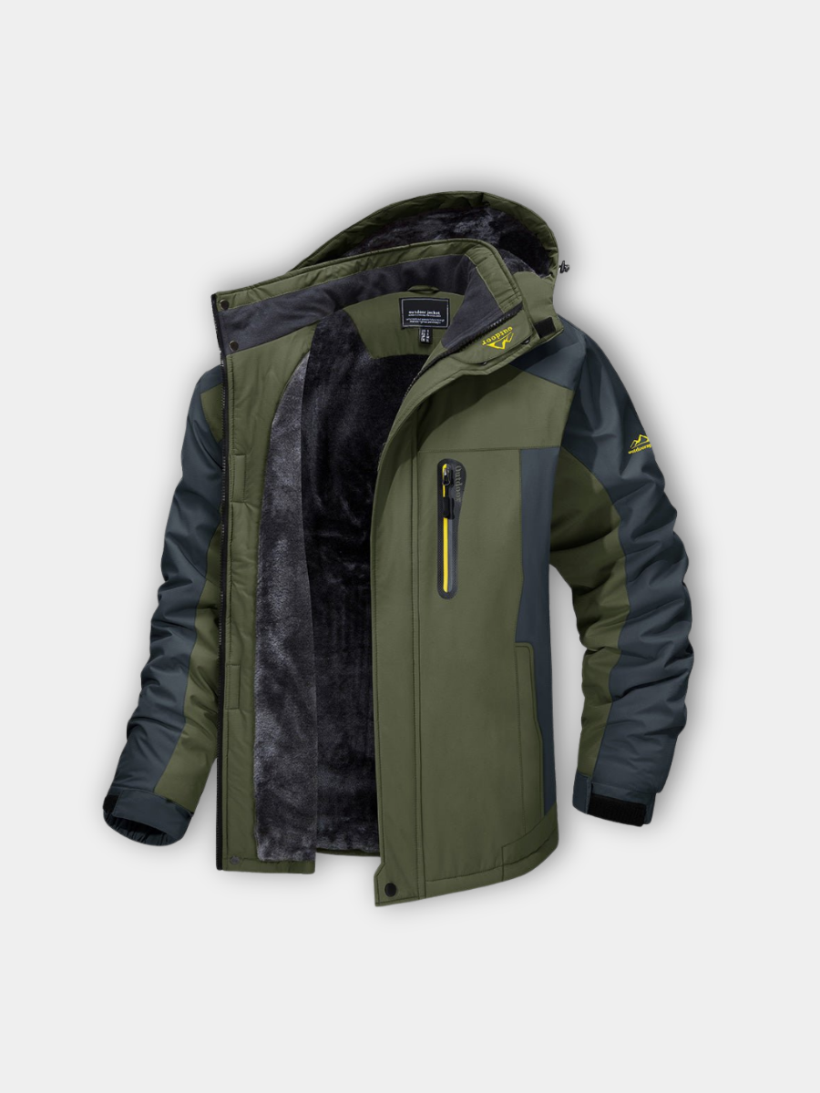 Xavier | Men's Hooded Quilted Winter Jacket