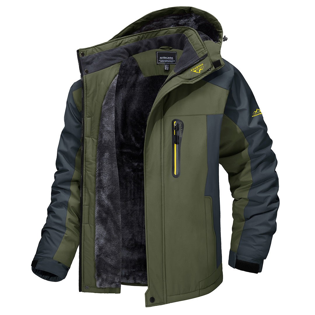 Xavier | Men's Hooded Quilted Winter Jacket