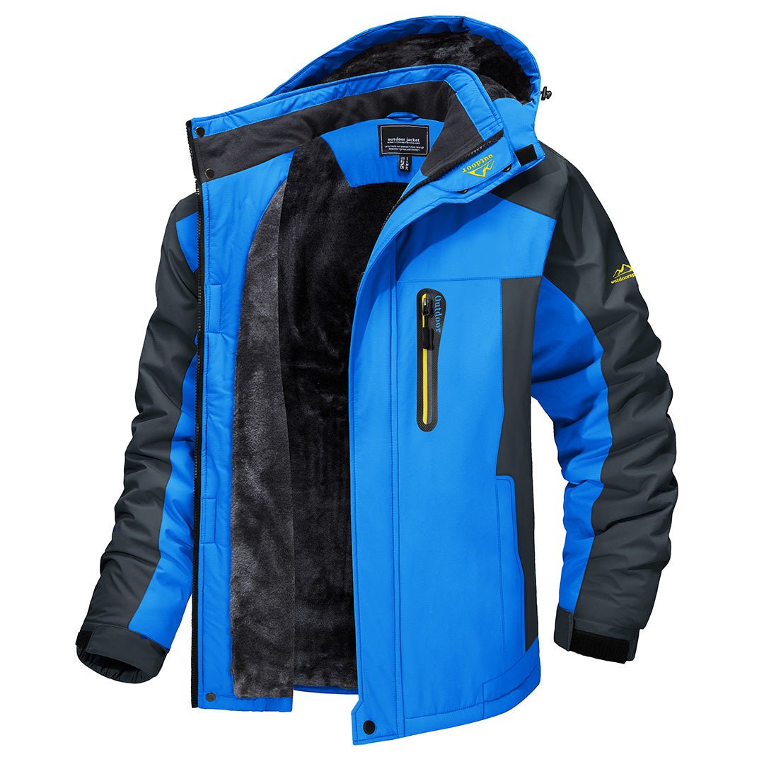 Men's Hooded Quilted Winter Jacket