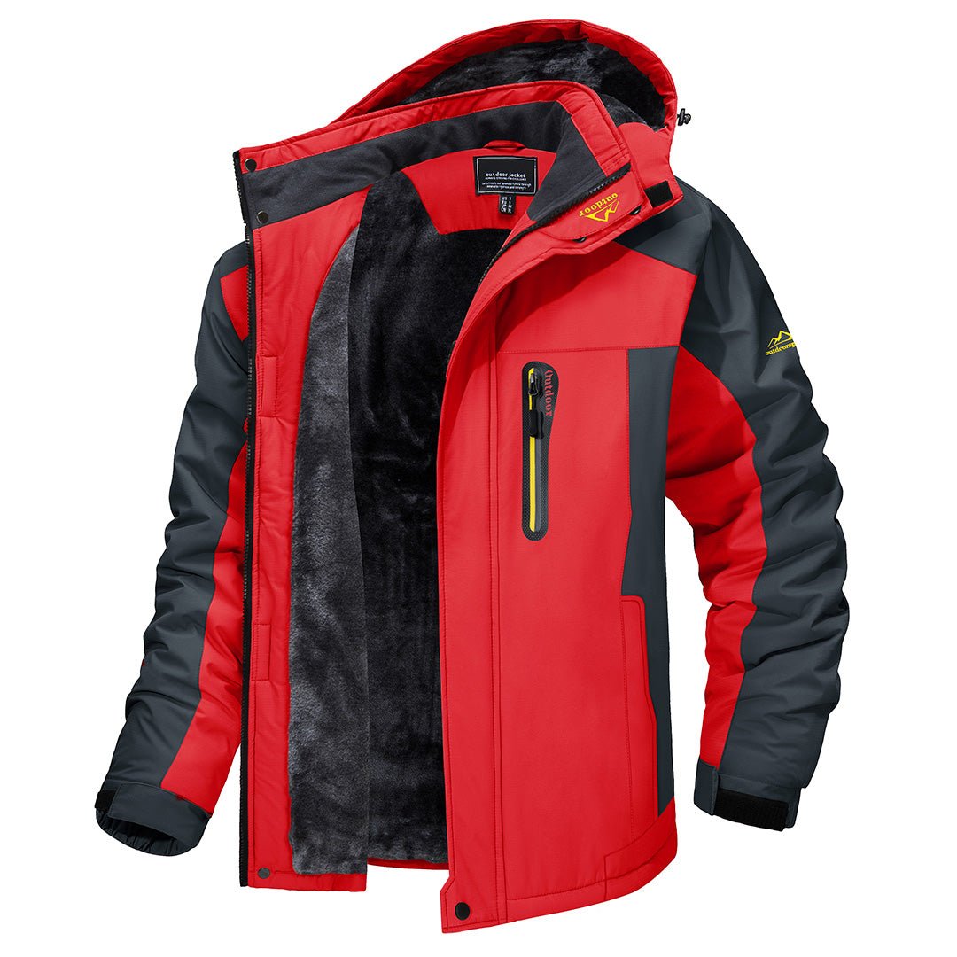 Men's Hooded Quilted Winter Jacket