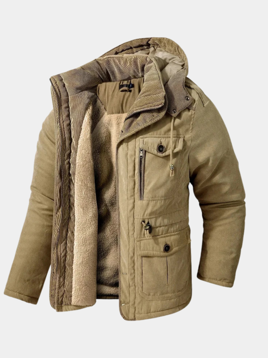 Jaap | Men's Fleece Lined Hooded Winter Jacket