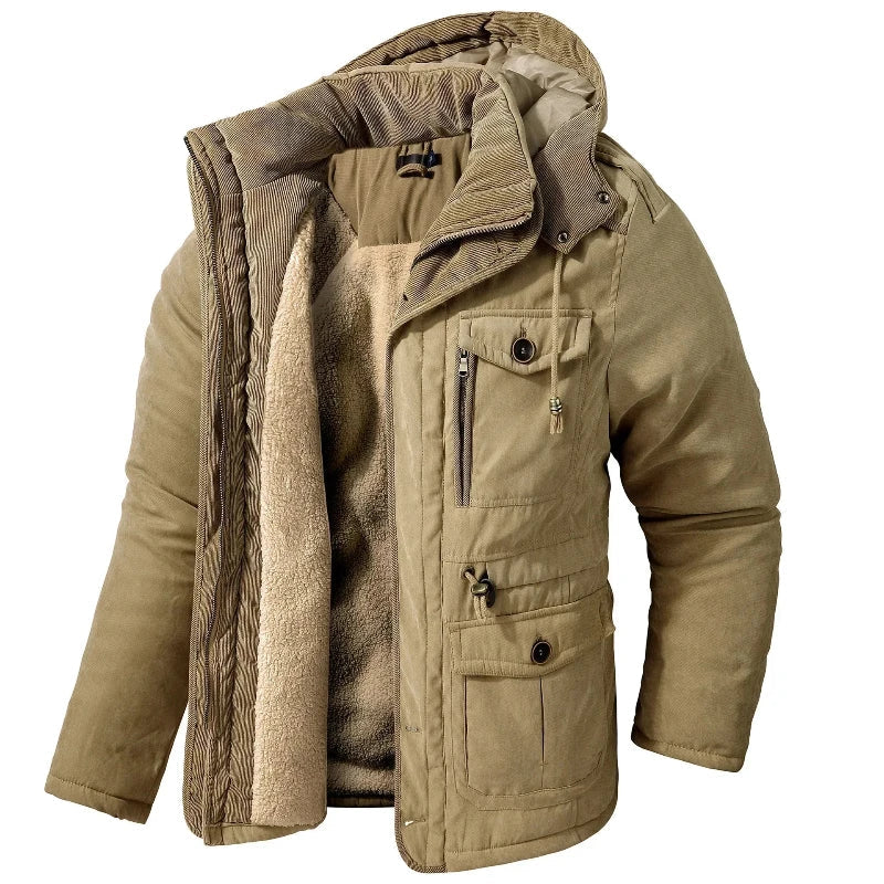 Jaap | Men's Fleece Lined Hooded Winter Jacket