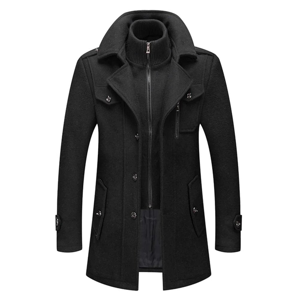 Leon | Men's Collar Zip Two-Piece Winter Jacket