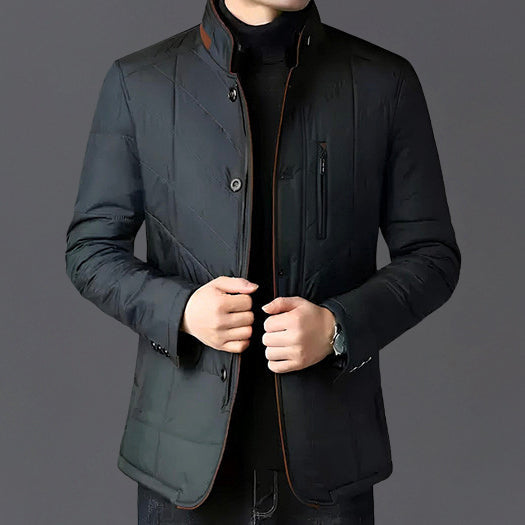 Laurent | Men's Lined Fur Collar Winter Jacket