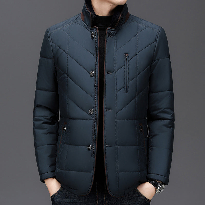 Laurent | Men's Lined Fur Collar Winter Jacket