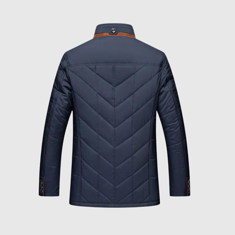 Laurent | Men's Lined Fur Collar Winter Jacket