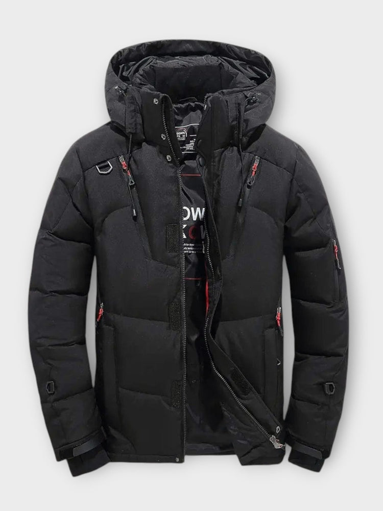 Stef | Men's Quilted Hooded Winter Jacket