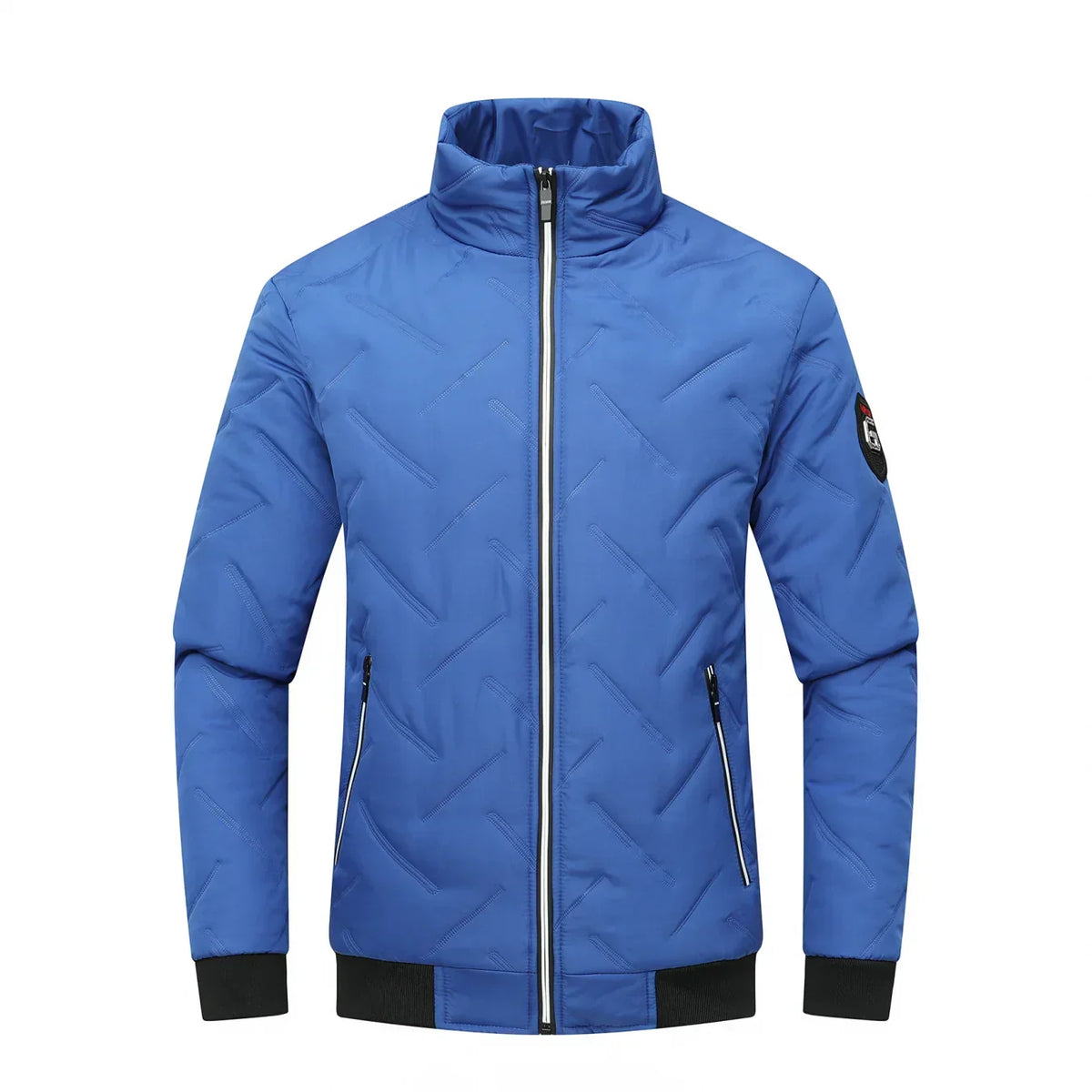 Men's Quilted Stand Collar Winter Jacket