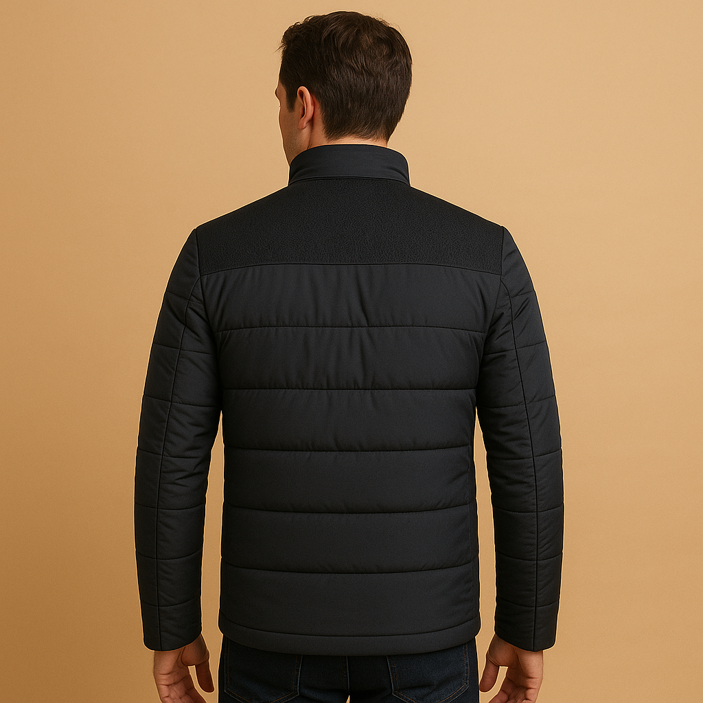 Fleece Jacket with Stand Collar