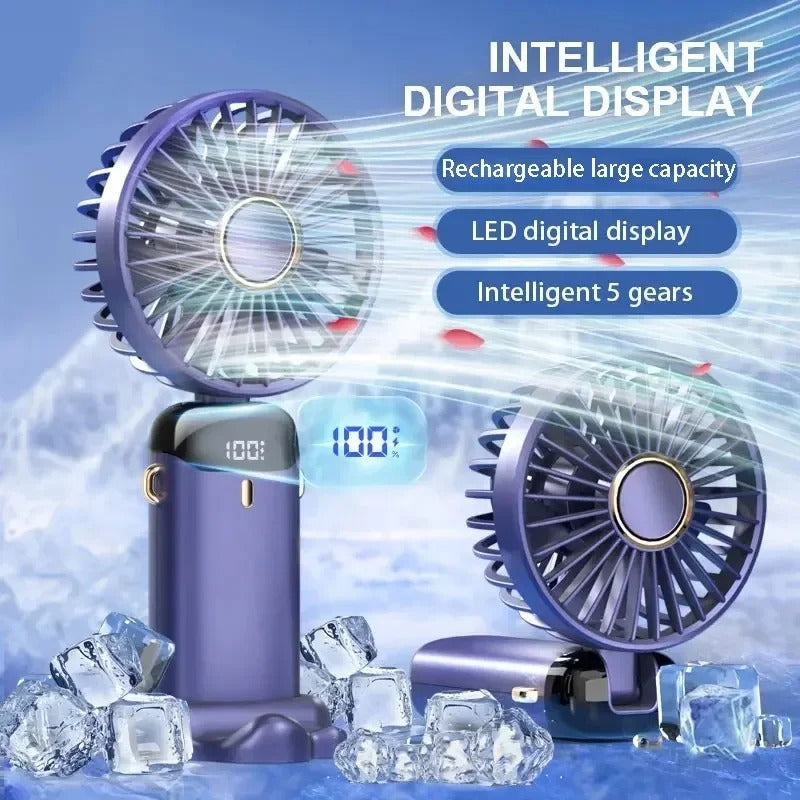 5000mAh Portable Rechargeable Fan