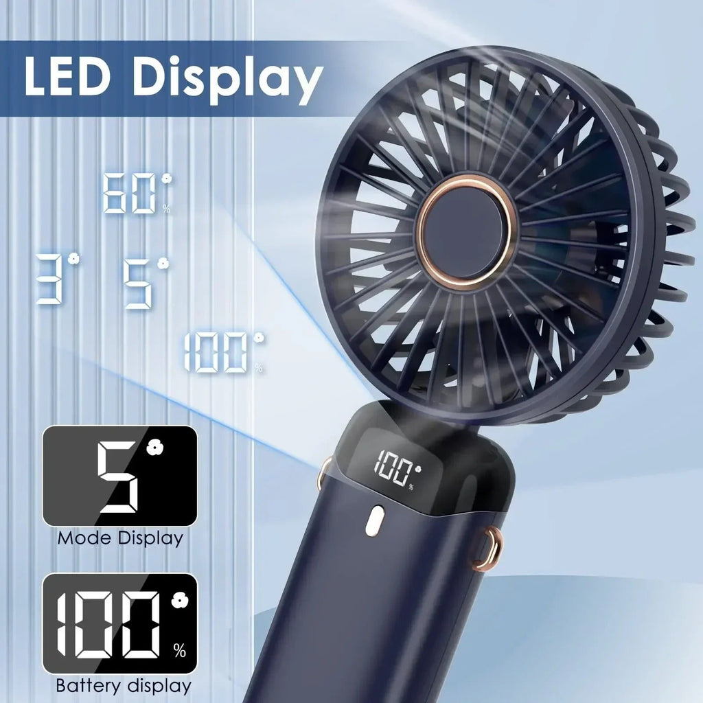 5000mAh Portable Rechargeable Fan