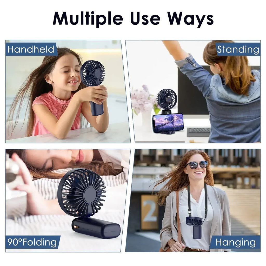 5000mAh Portable Rechargeable Fan