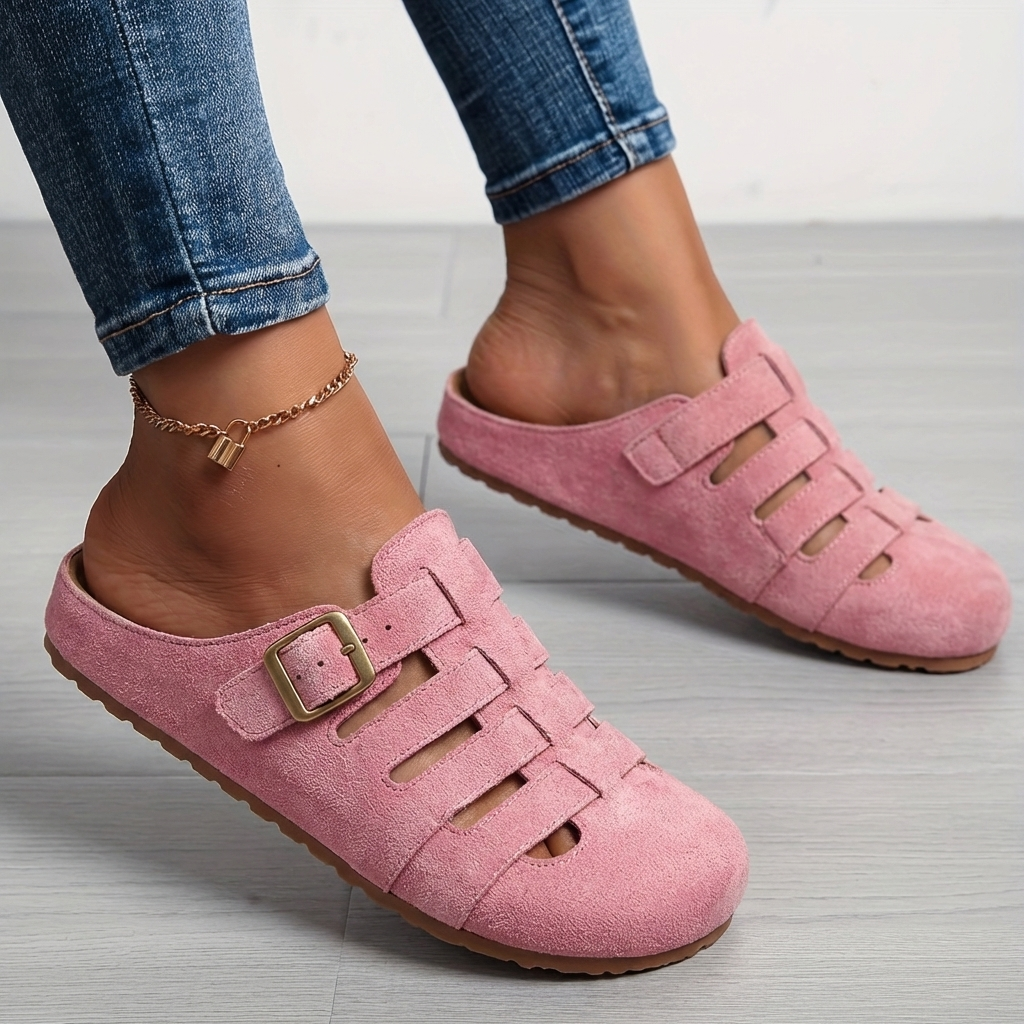 Women's Slip-On Mule Sandals Non-Slip Casual Footwear