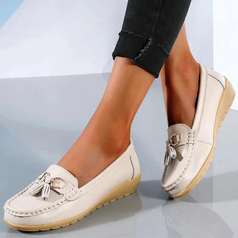 Orthopedic Leather Loafers – Isabella