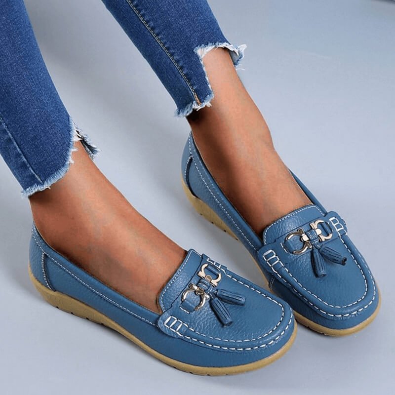 Orthopedic Leather Loafers – Isabella