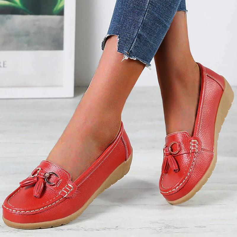 Orthopedic Leather Loafers – Isabella
