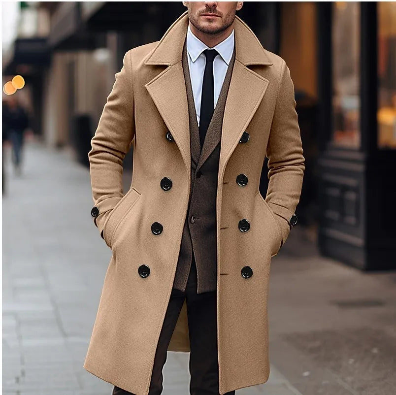 Men's Business Trench Coat