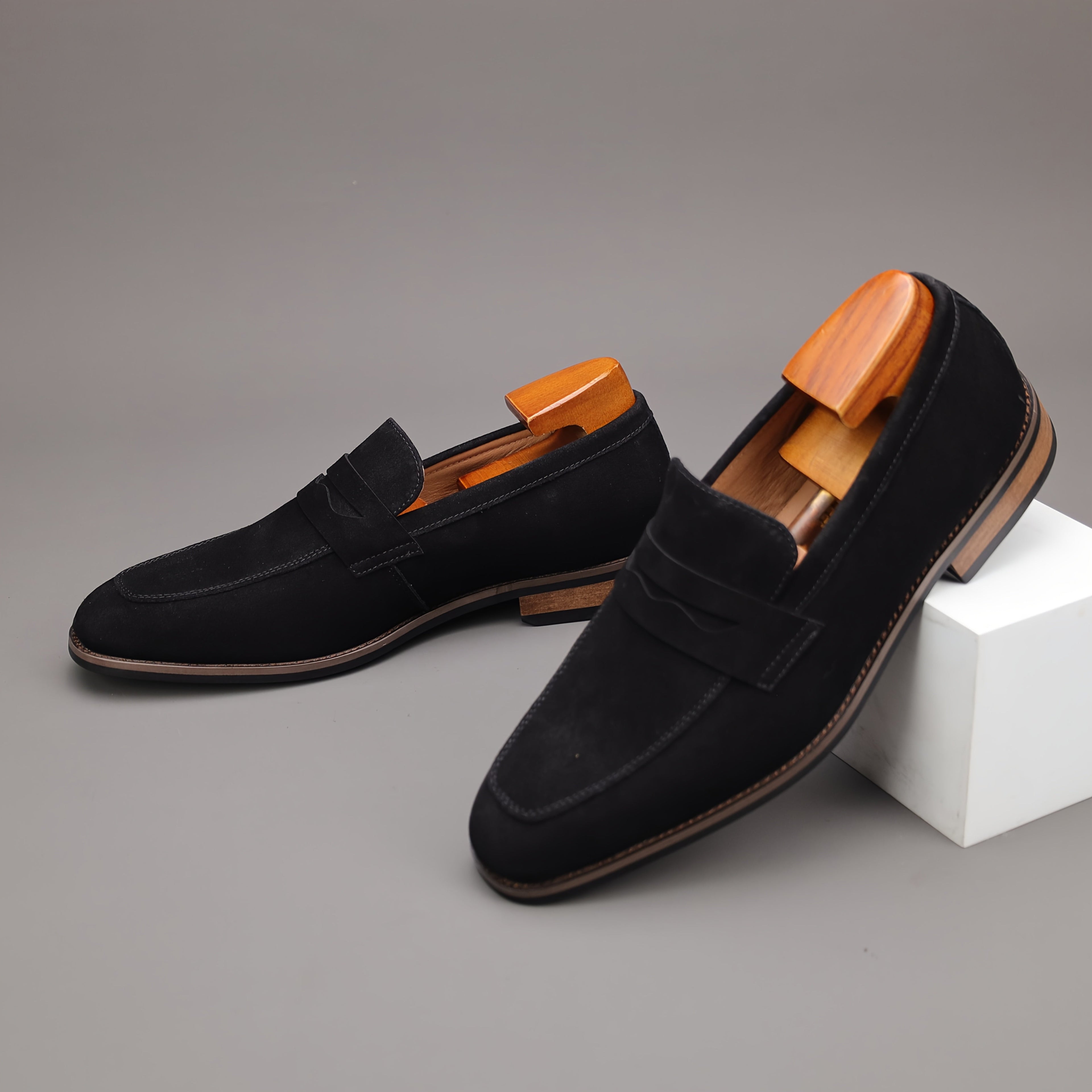 Men's Slip-On Loafer Shoes with Closed Toe