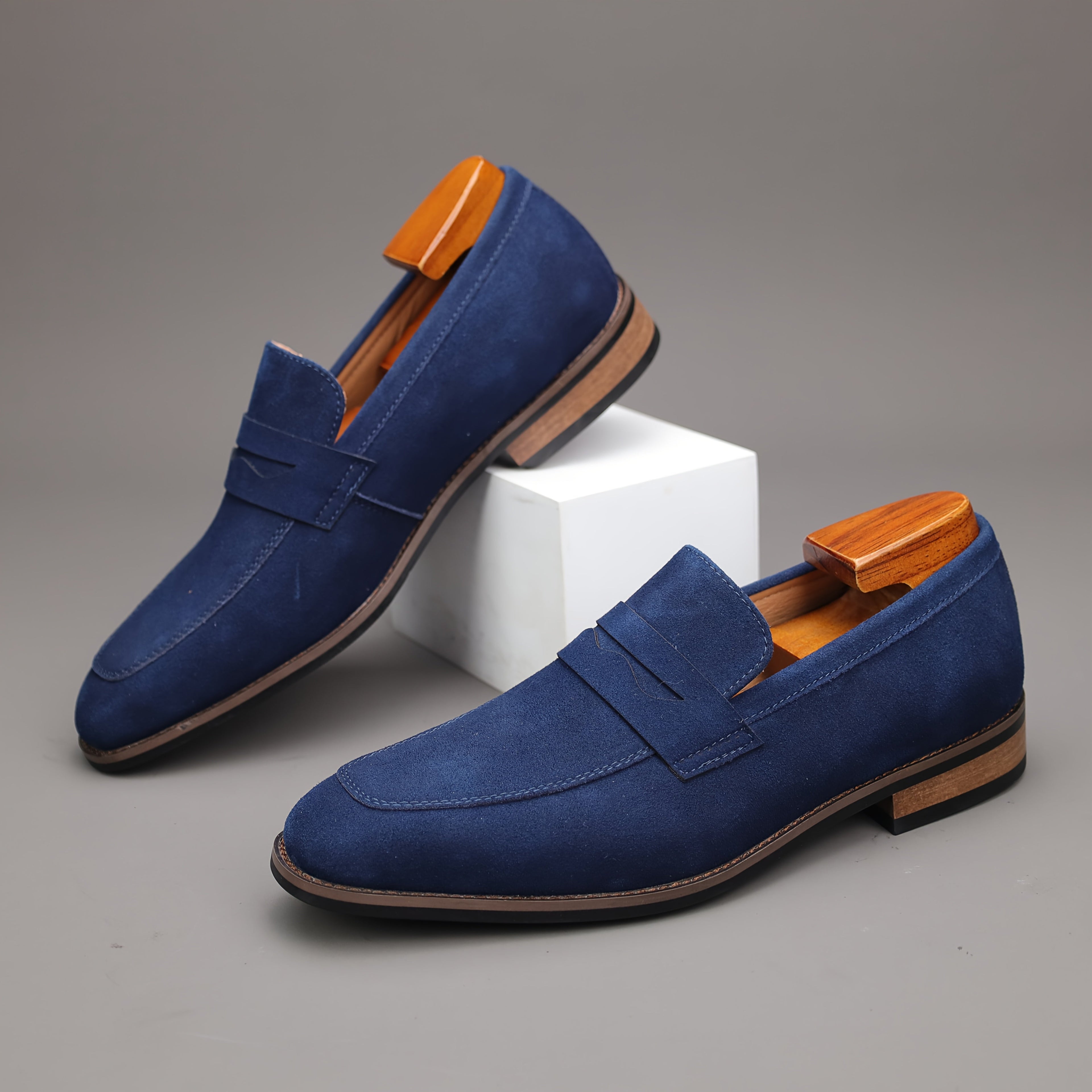 Men's Slip-On Loafer Shoes with Closed Toe