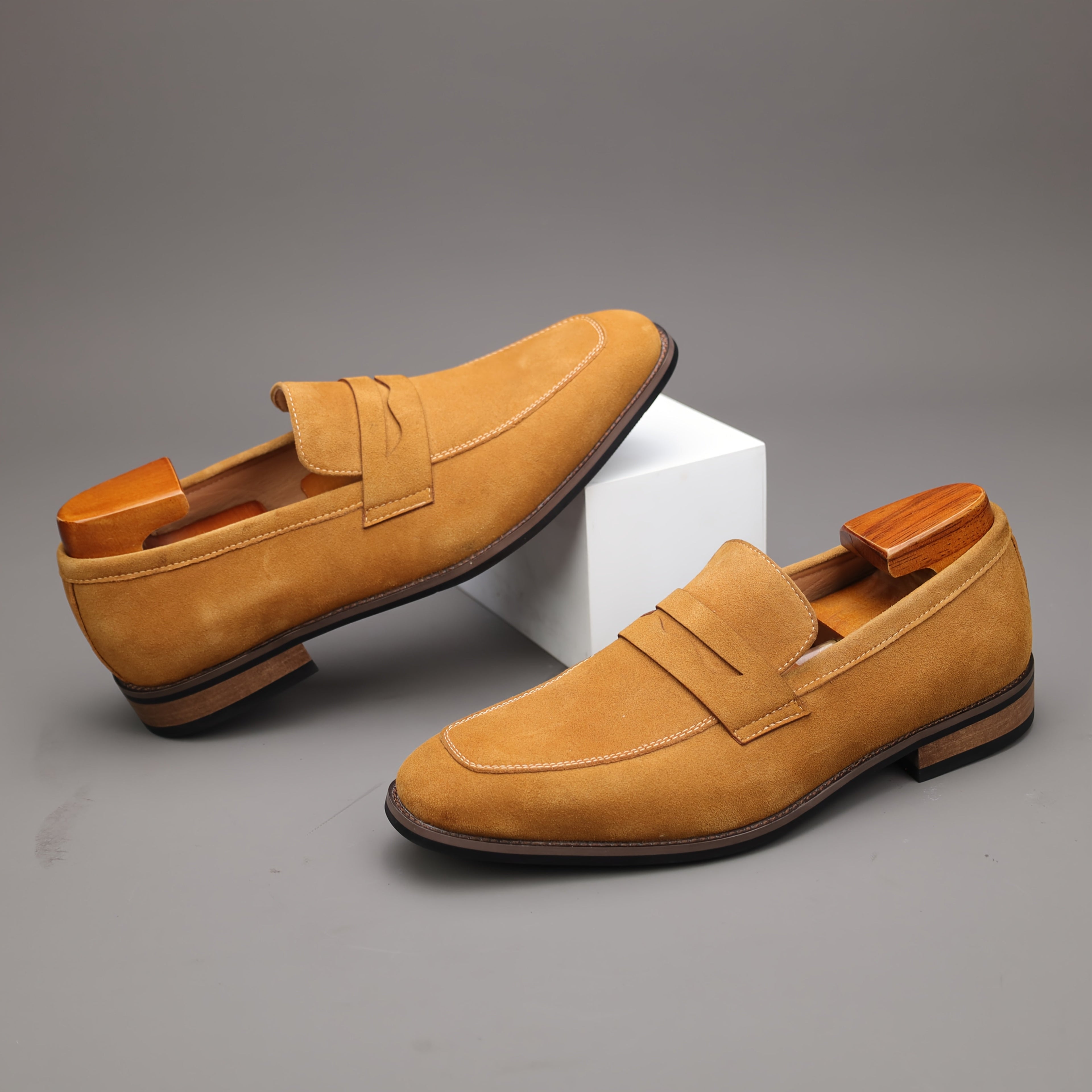 Men's Slip-On Loafer Shoes with Closed Toe