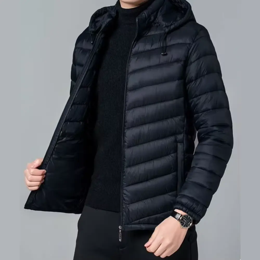 Milan | Men's Padded Hooded Puffer Jacket