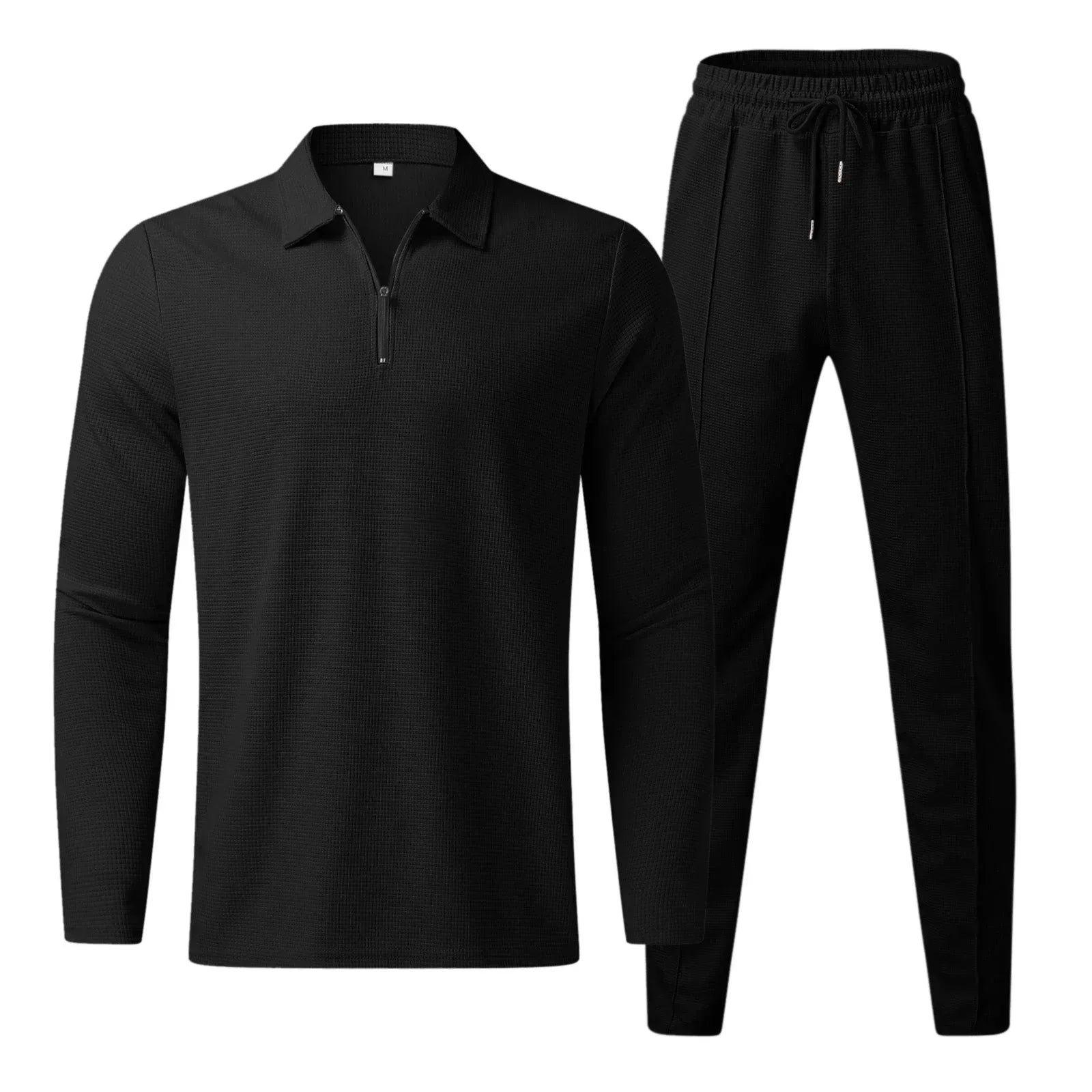 Men’s Polo Tracksuit Set – Two-Piece Sportswear Set