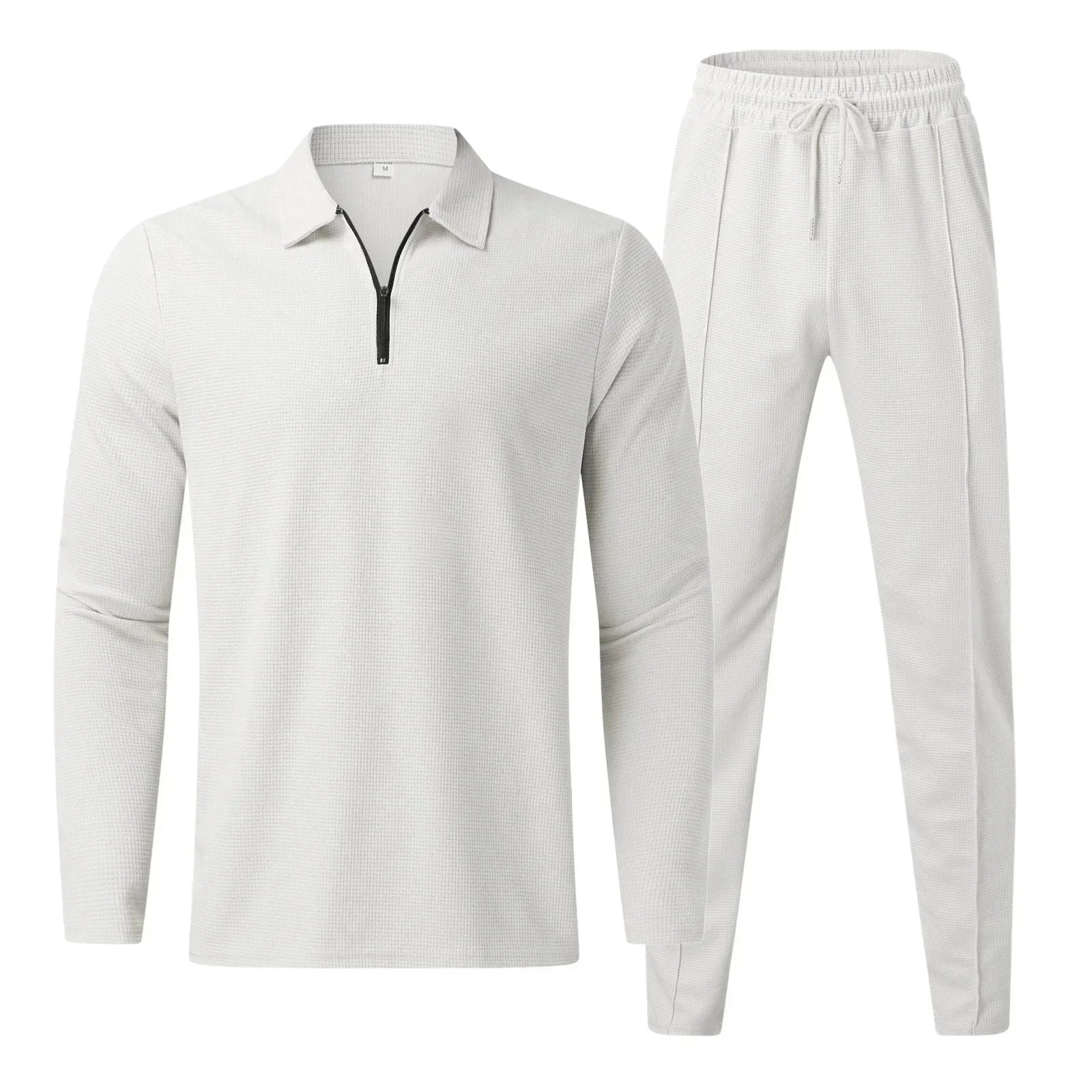 Men’s Polo Tracksuit Set – Two-Piece Sportswear Set