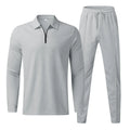 Men’s Polo Tracksuit Set – Two-Piece Sportswear Set