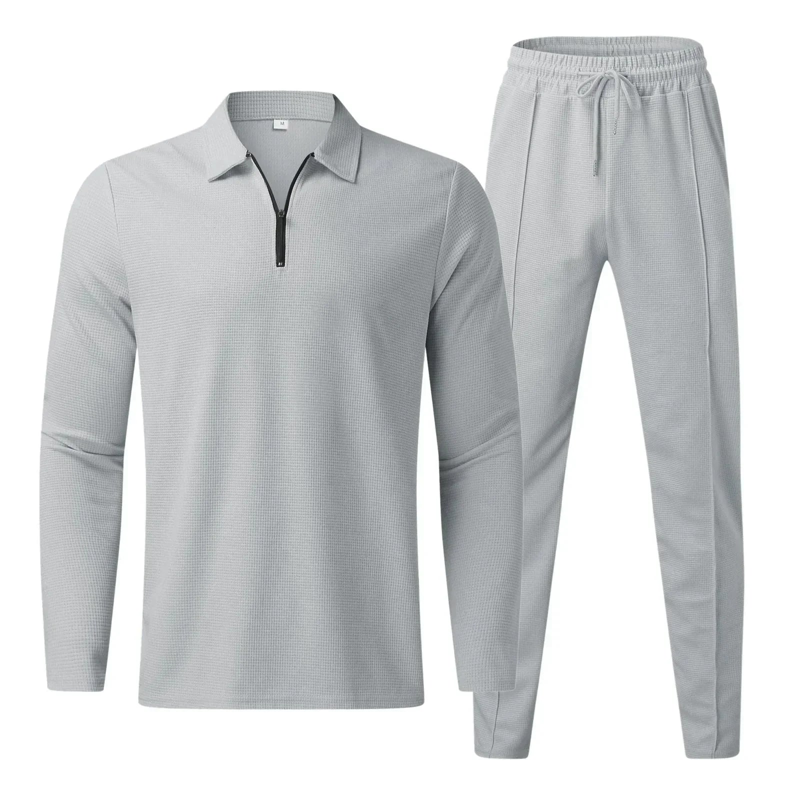 Men’s Polo Tracksuit Set – Two-Piece Sportswear Set