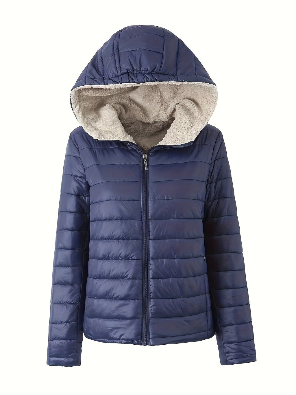 Isabel | Women's Warm Zip-Up Puffer Jacket with Faux Fur Lining