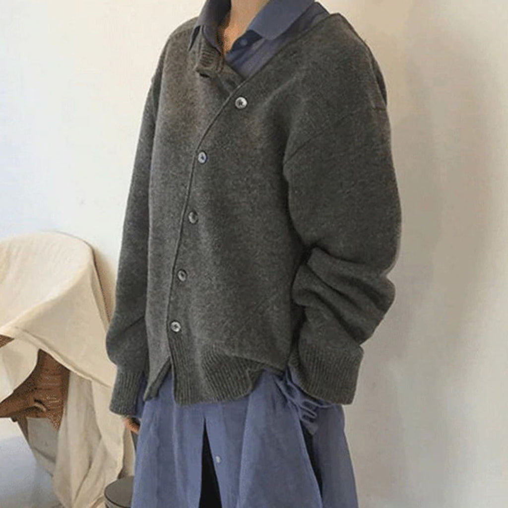 Noor | Women's Asymmetric Knitted Cardigan