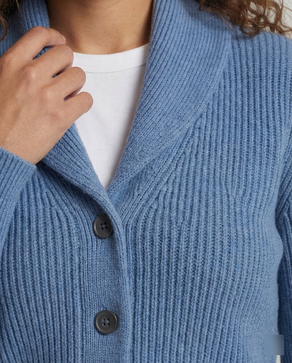 Nora | Women's Shawl Collar Button Cardigan
