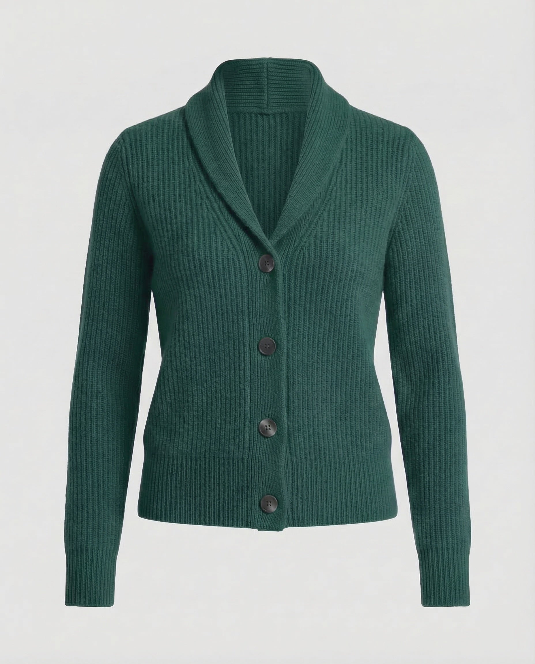 Nora | Women's Shawl Collar Button Cardigan