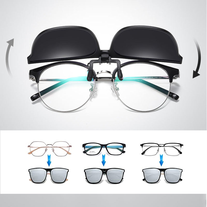 Polarized Sunglasses Clip-On – UV400 Protection | Flexible