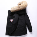 Short Hooded Down Canada Jacket